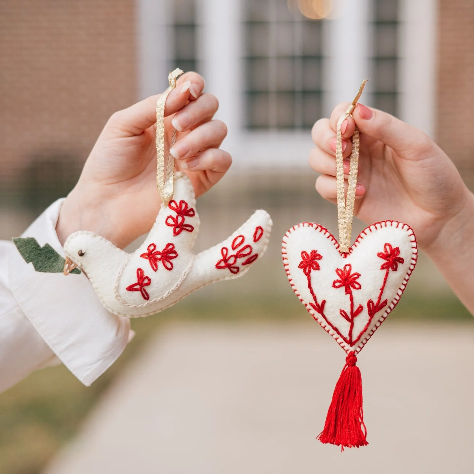 Haitian Embroidered Ornaments — Elevāt